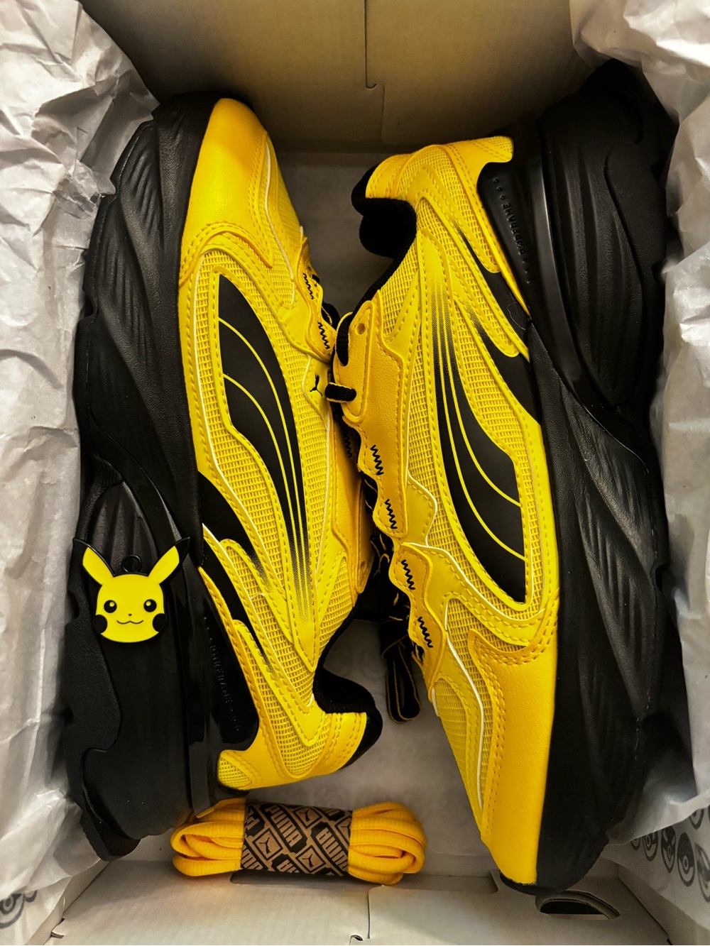 Puma Pokemon collab Fade Nitro Pikachu Jr